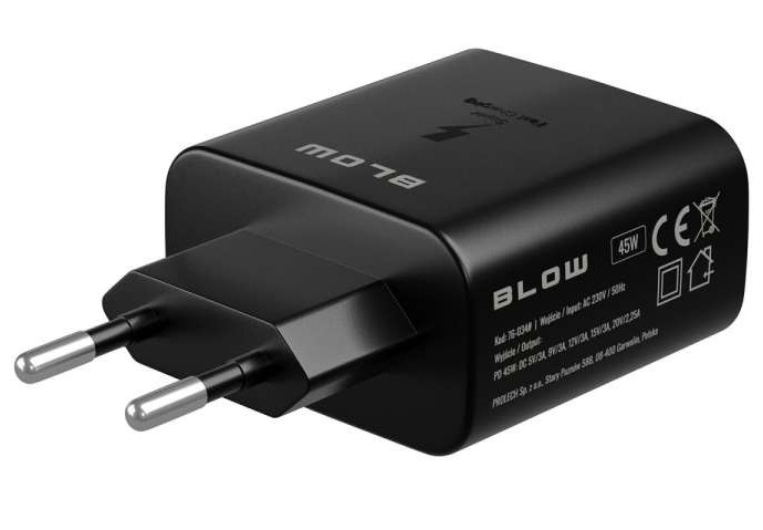 76 034# AC Charger USB C PD Socket 45W Cable