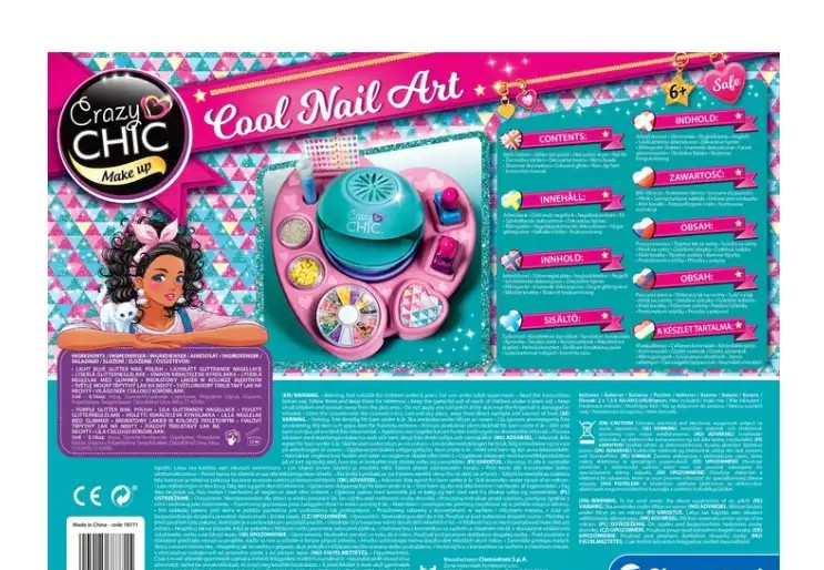 Crazy Chic Nail Studio Cool Nail Salon Manicure Clementoni 78771