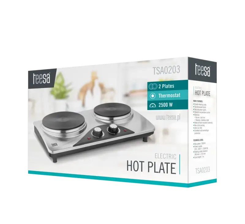 Double Portable Electric Cooker 2500W