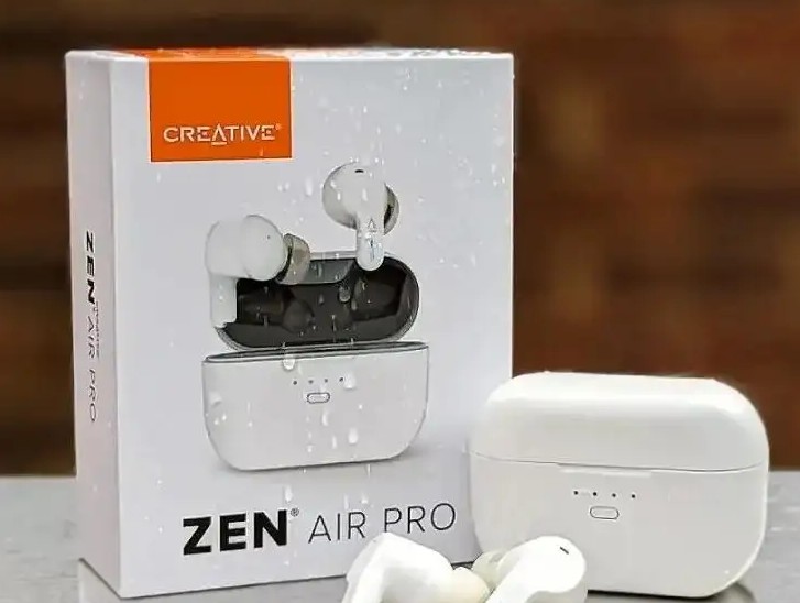 CREATIVE ZEN AIR PRO Headphones - Bluetooth® 5.3 and IPX5 | Open Box