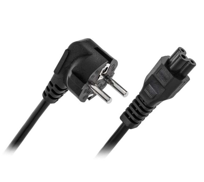 Power cable "cloverleaf" for laptop 5m