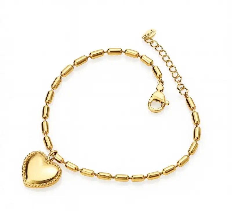 Gold-plated surgical steel bracelet BST1585