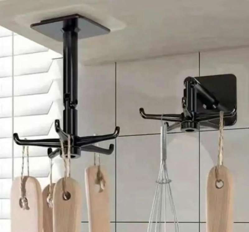 AG880A Black Rotating Kitchen Hook