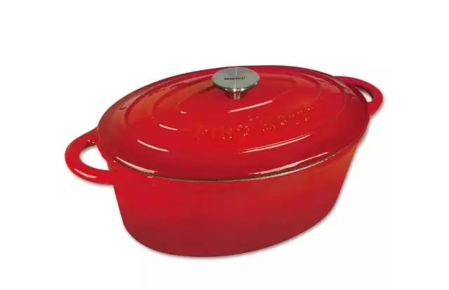 Roasting pan 4.5l. Cast Iron Red Kinghoff
