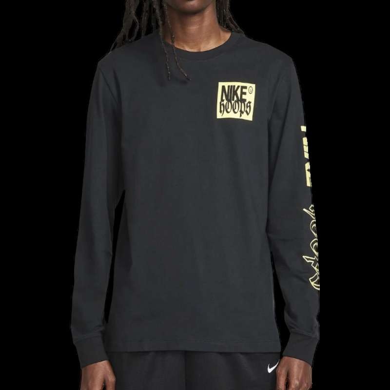 FQ4902 010 Nike Basketball Hoops Black Longsleeve B2B WHOLESALE BULK