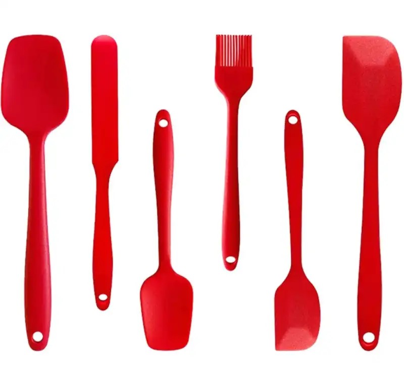 DA144 Kitchen Utensils Set 6pcs red