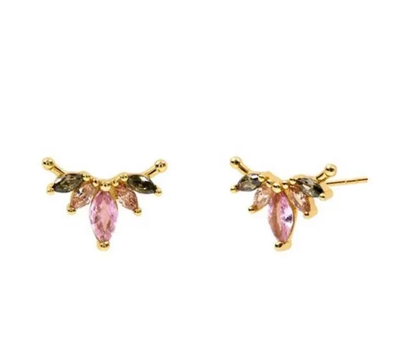14k gold plated stainless steel earrings KST3132 Elegant and stylish earrings.