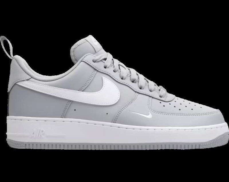 IR5599 002 Nike Air Force 1 Low '07 LV8 Carbon Fiber Swoosh Wolf Gre