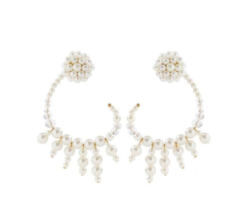 Long hanging earrings KWS18 elegant and stylish long hanging earrings