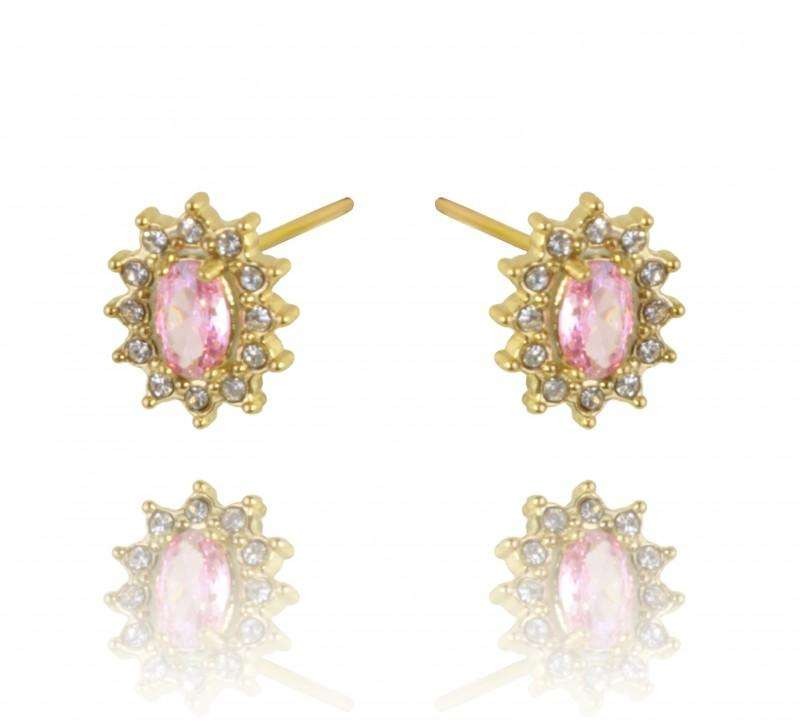 14k gold plated stainless steel earrings KST2971