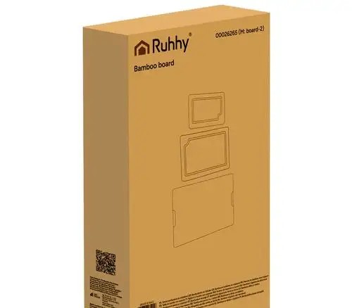 Bamboo cutting board 3pcs. Ruhhy Stand
