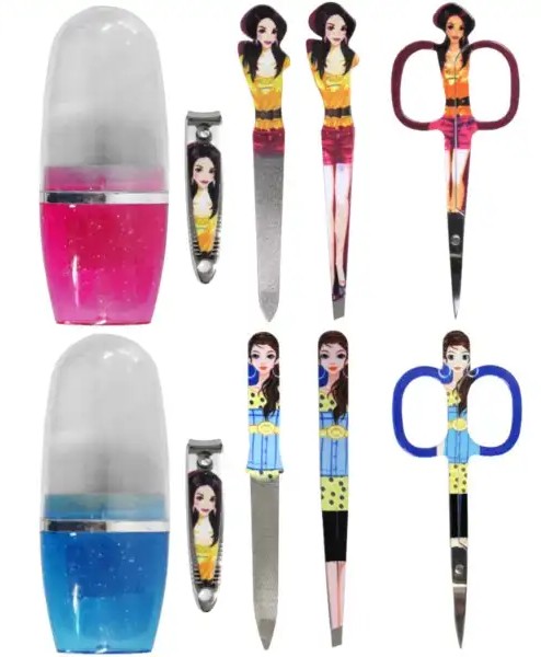 Nail care kits scissors nail files