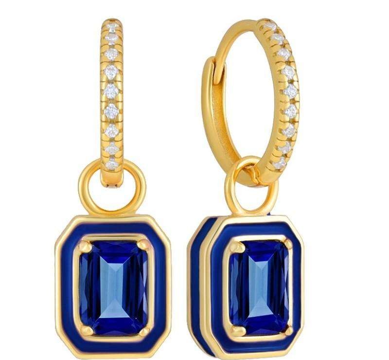 Gold-plated stainless steel earrings KST3283 Gold plated women's earrings