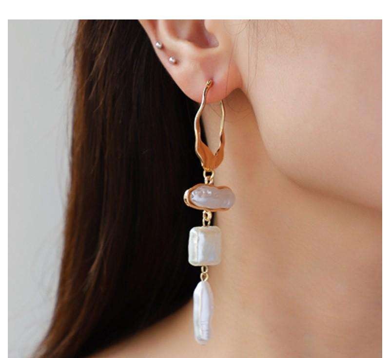 Long hanging earrings KWS39 elegant and stylish long hanging earrings