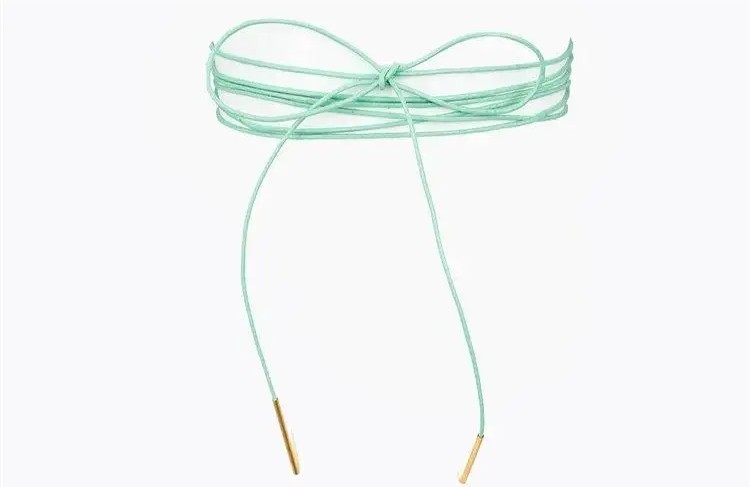 DELICATE CHOKER NECKLACE - MINT N526M