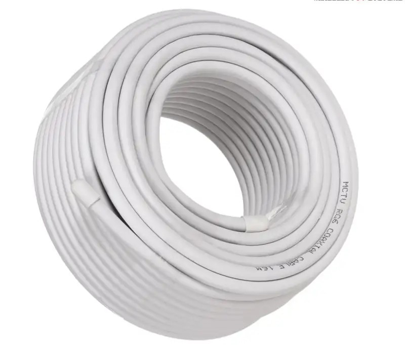 Maclean antenna/satellite coaxial cable. 1.0CCS RG6. 25M. MCTV 574