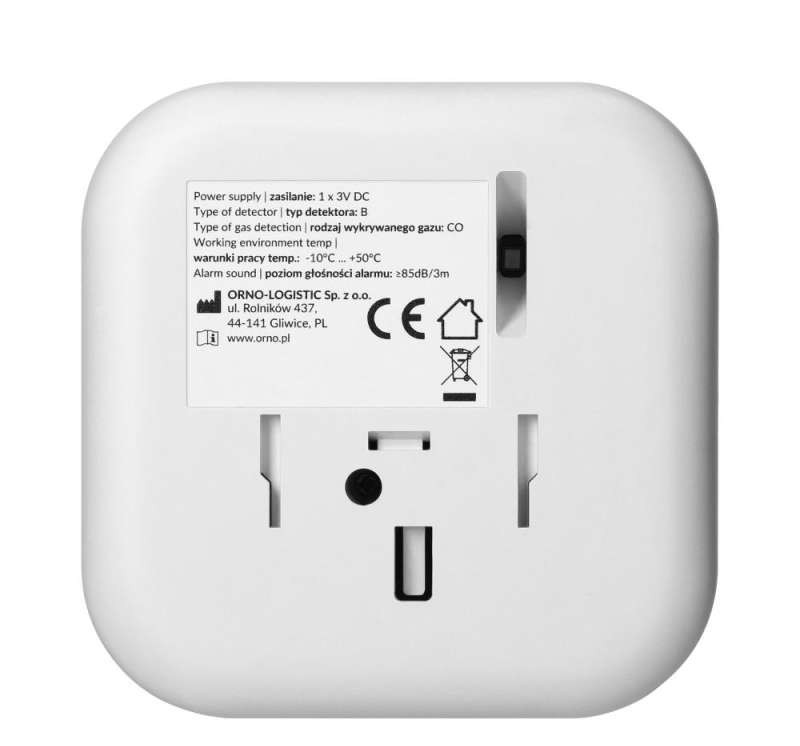Battery carbon monoxide detector . built-in battery. sensor and battery life of 10 years