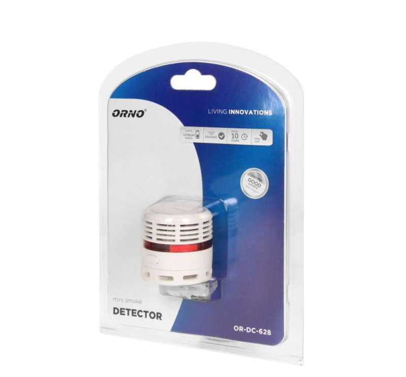 OR DC 628 MINI Battery Smoke Detector with Integrated Battery