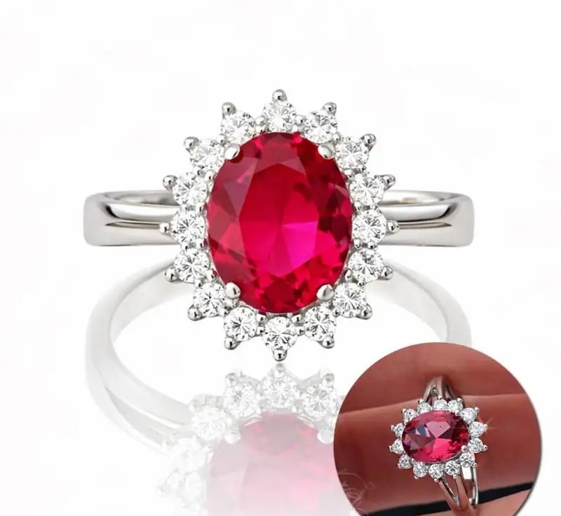 Surgical steel ring, white gold plated, PST714