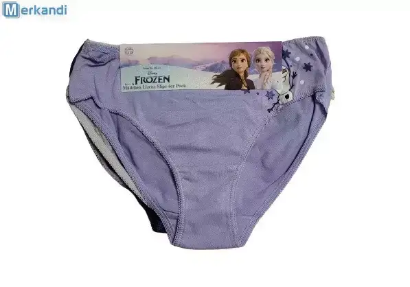 Girls Disney 4 Pack Slip ,Underpants