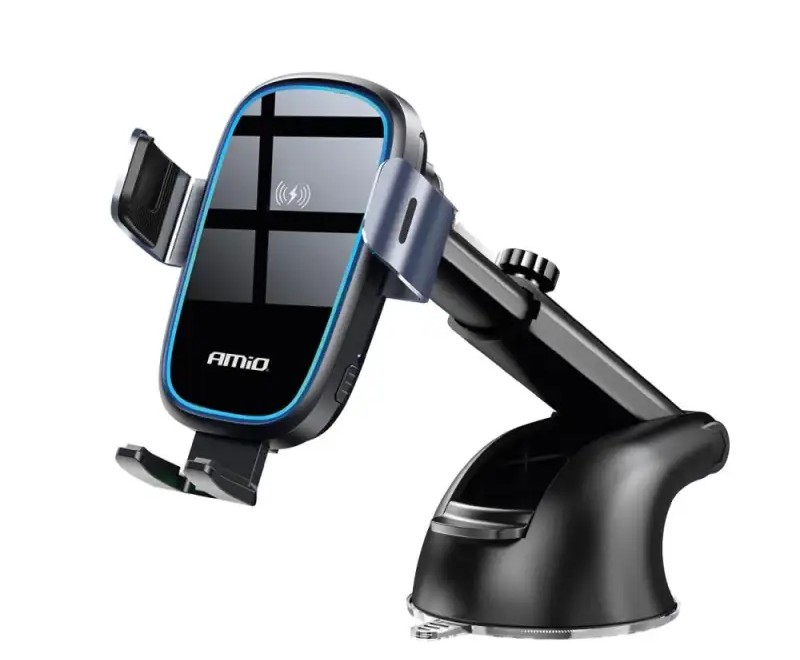 Car Holder for Phone Window Cockpit Board Induction Charger 15w amio 03779