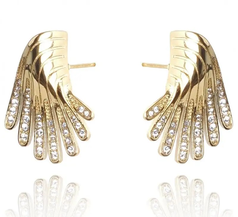 14k gold plated stainless steel earrings KST3045