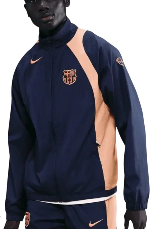 HQ9735 410 Nike FC Barcellona Men's Soccer Total 90 Soccer Tracksuit